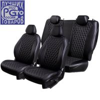 Чехлы Премиум Экокожа Байрон Ромб на Chevrolet Lacetti Чехлы Премиум Экокожа Байрон Ромб на Chevrolet Lacetti