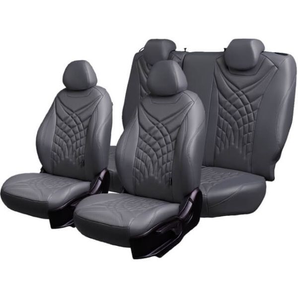 Чехлы Премиум Экокожа Байрон Президент|Жук на Chevrolet Lacetti