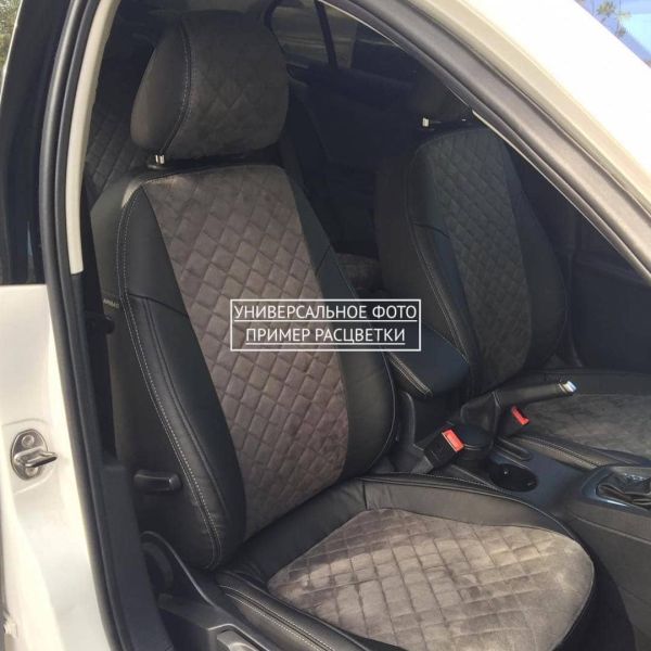 Чехлы Автопилот Алькантара Ромб на Jaecoo J7 (2023+) Чехлы Автопилот Алькантара Ромб на Jaecoo J7 (2023+)