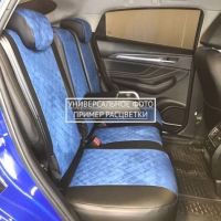 Чехлы Автопилот Алькантара Ромб на Jaecoo J7 (2023+) Чехлы Автопилот Алькантара Ромб на Jaecoo J7 (2023+)