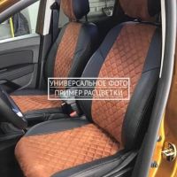 Чехлы Автопилот Алькантара Ромб на Jaecoo J7 (2023+) Чехлы Автопилот Алькантара Ромб на Jaecoo J7 (2023+)