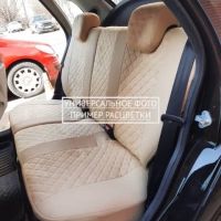 Чехлы Автопилот Алькантара Ромб на Jaecoo J7 (2023+) Чехлы Автопилот Алькантара Ромб на Jaecoo J7 (2023+)