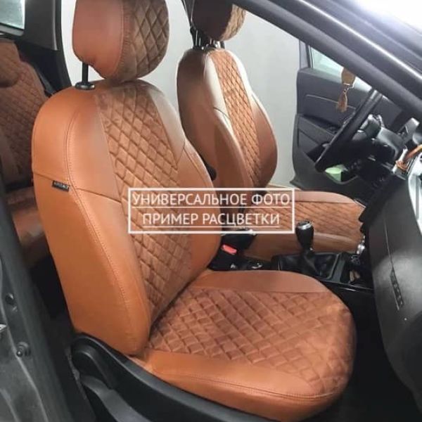 Чехлы Автопилот Алькантара Ромб на Jaecoo J7 (2023+) Чехлы Автопилот Алькантара Ромб на Jaecoo J7 (2023+)